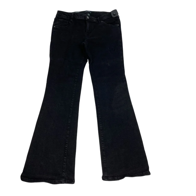 Jeans Flared By Wild Fable In Black Denim, Size: 12