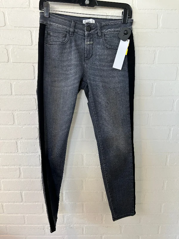 Jeans Skinny By Closed In Black Denim, Size: 2