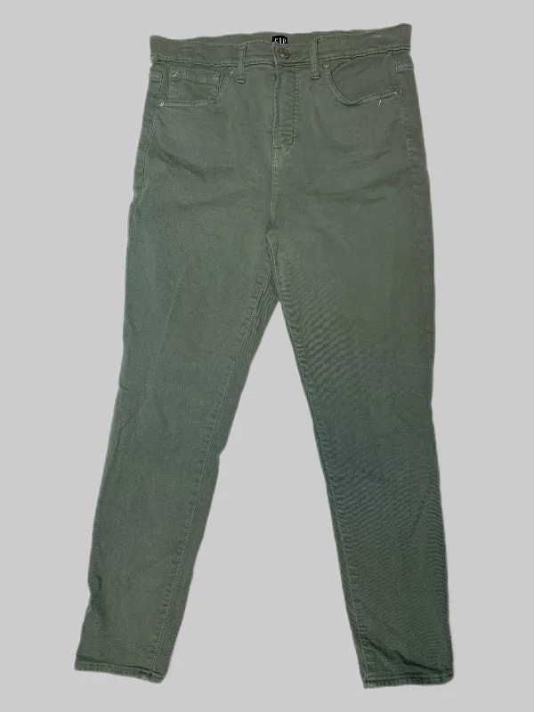 Jeans Skinny By Gap In Green, Size: 29