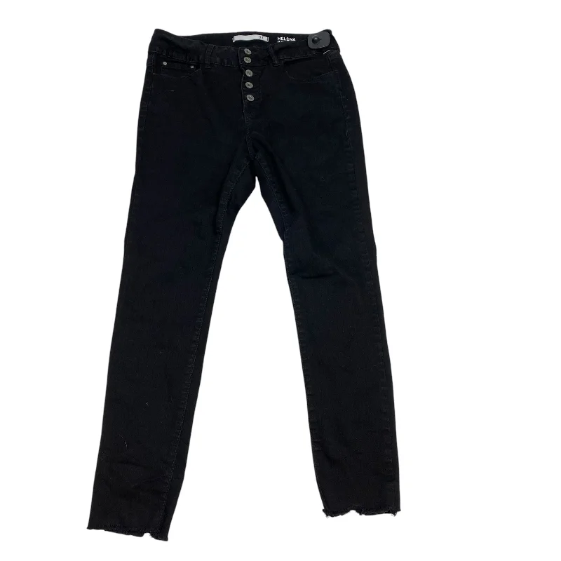 Jeans Skinny By It In Black Denim, Size: 12