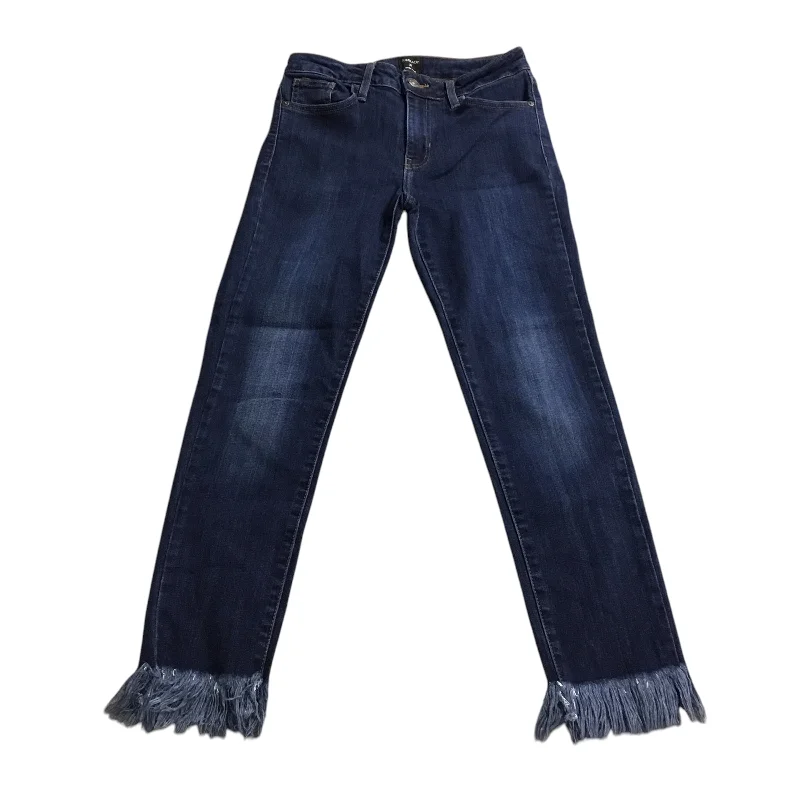 Jeans Skinny By Just Black In Blue Denim, Size: 4