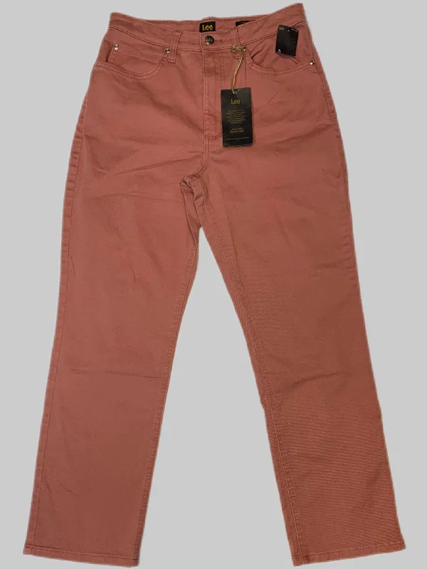 Jeans Skinny By Lee In Pink, Size: 29