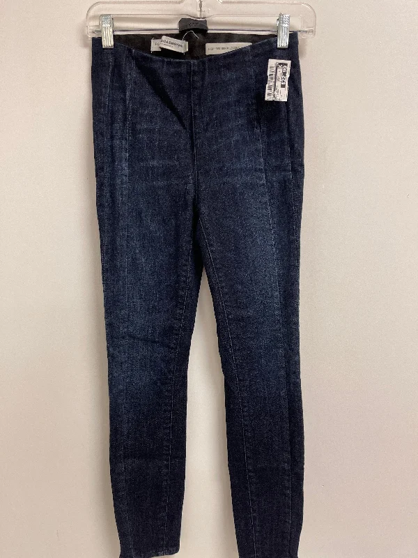 Jeans Skinny By Pilcro In Blue Denim, Size: 4