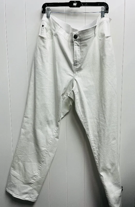 Jeans Skinny By West Bound In White, Size: 20