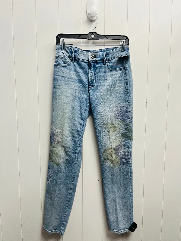 Jeans Skinny By White House Black Market In Blue Denim, Size: 6