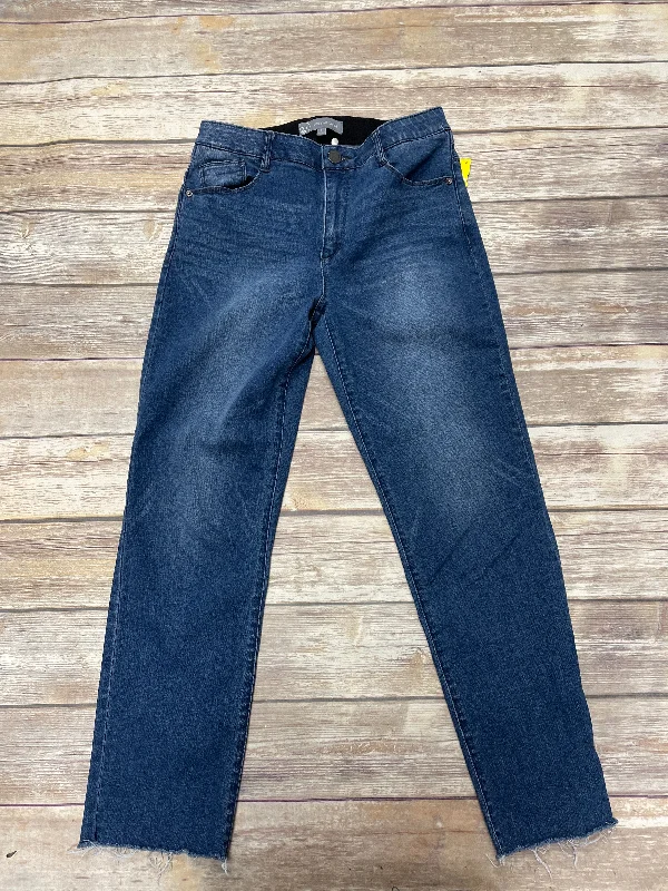 Jeans Skinny By Wit & Wisdom In Blue Denim, Size: 8