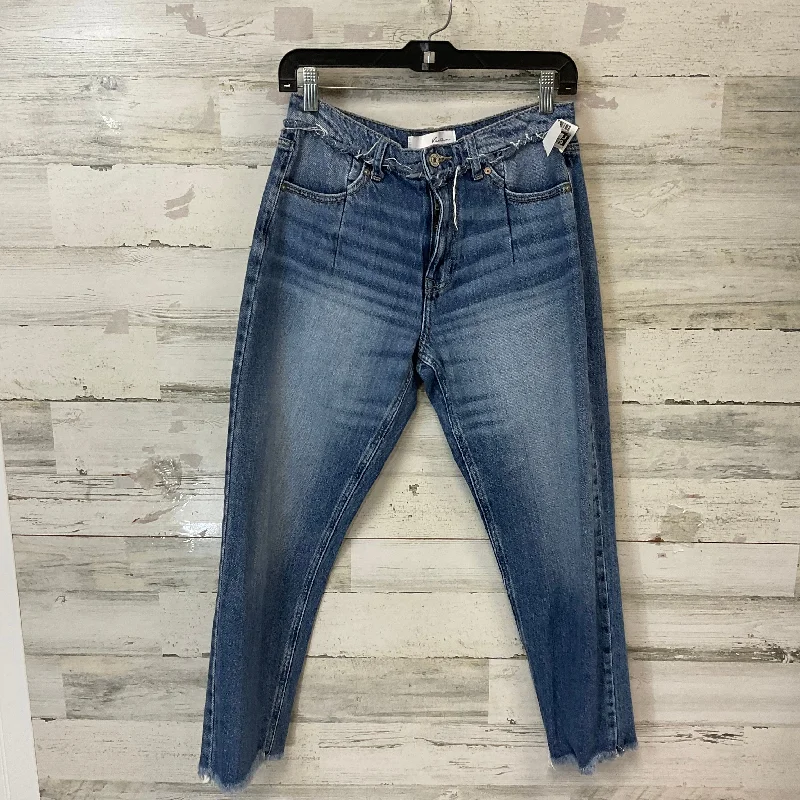 Jeans Straight By Kancan In Blue Denim, Size: 6