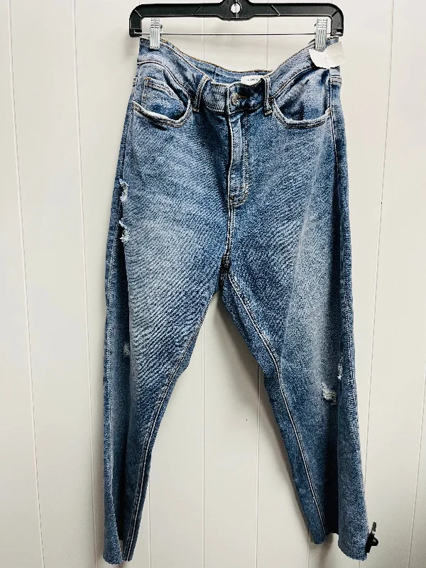 Jeans Straight By loverevet In Blue Denim, Size: 14