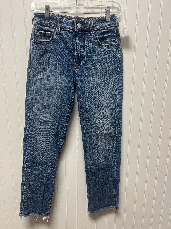 Jeans Straight By Pilcro In Blue Denim, Size: 2