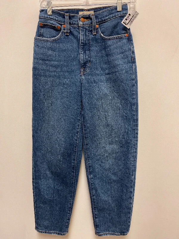 Jeans Wide Leg By Madewell In Blue Denim, Size: 0