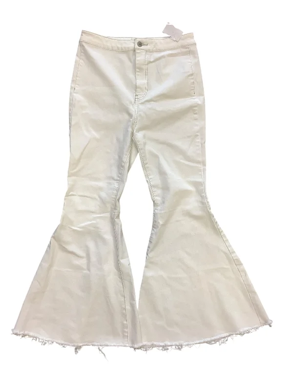 Jeans Wide Leg By We The Free In White, Size: 8/10(30)